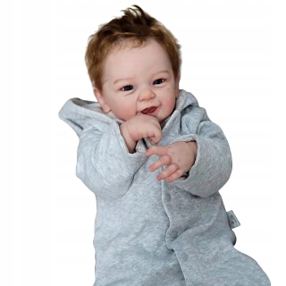 Liečivý úsmev Reborn Doll Boy 52 cm