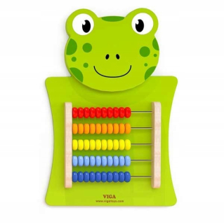 Viga drevená hračka na stenu - abacus