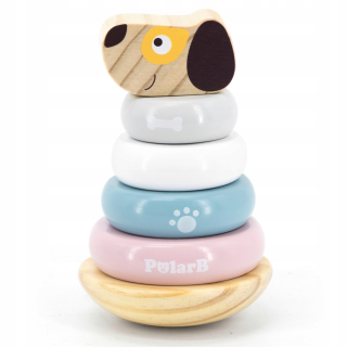 Viga Polarb Wooden Vzdelávací pyramídový kruh
