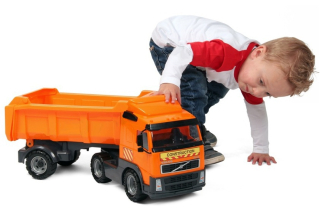 Wader veľký nákladný automobil + Tipper Semi -Trailer 8749