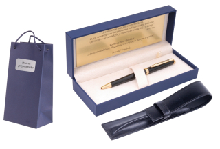 Waterman Pen Hemisphere Black GT Gravel puzdro