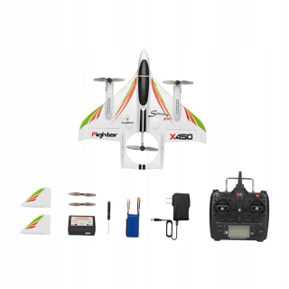 Wltoys XK X450 6CH RC Aircraft Aircraft Myśliwiec