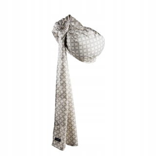 WOMAR N16 HUG ME Zaffiro Shawl Kartónové diamanty ecru
