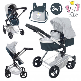 Woopie Royal Doll Trolley 3in1 vyrastal
