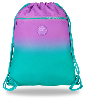 Sack coolpack ombre topánky čučoriedky tyrkysový batoh