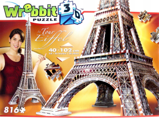 Wrabbit Puzzle 3d 816 LA Tour Eiffel [Puzzle]