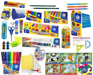 Layette xl 12 plastikálne farby pastelky - Astra