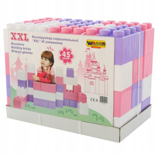 Wader QT Pink XXL Block Set 45 ks
