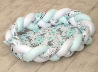 Braid - Cocoon in White/Mint/Roses