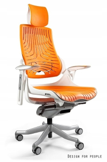 Wau Rotary Office Gorkchair, Elastomer, Biely