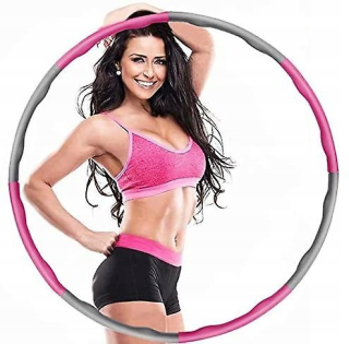 Vážená skladacia rohož pre cvičenie hula-hoop prax