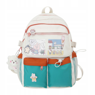 Ženský batoh roztomilý cukrovinky School School Bag