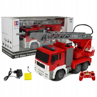 Hasičský vozík R/C 1:20 Diaľkovo ovládané dvojité e