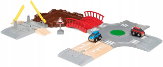 Race Set Road and Roundabout 33819 Brio