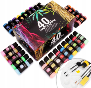 Zenacolor teplota farby 40 x 60 ml + príslušenstvo