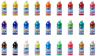 Sada 27 plagátových farieb 500 ml tempora l & b