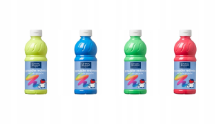 Sada 4 plagátových farieb 500 ml teploty fluo lb
