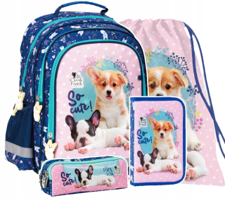 Sada 4 El. Cencil Case Cleo Frank Dogs Dogs Dogs