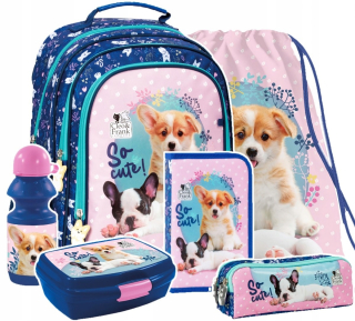 Sada 6 El. Cencil Case Cleo Frank Dogs Dogs Dogs