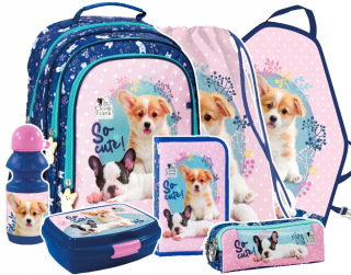 Sada 7 El. Cencil Case Cleo Frank Dogs Dogs Dogs
