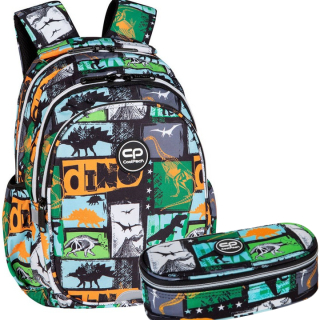 Coolpack Set School School+Jurassic Pencil Case
