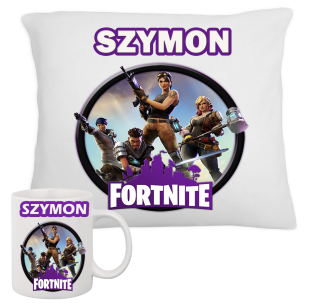 Sada ventilátorov fanúšikov+ Fortnite Karotnik+ vankúš na meno