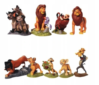 Obrázok Set King of Lew Simba Timon Pumba 9 ks
