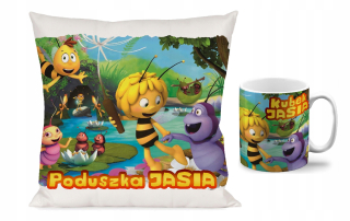 Nastavte hrnček + vankúš 40x40 Bee máj W.10