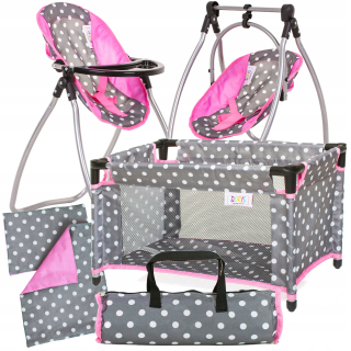 Doll Bed Set + kŕmenie stoličky