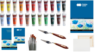 Paint plastová súprava kefy