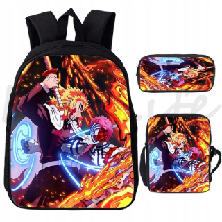 SET BATOHU Anime Demon Slayer Batoh pre chlapcov