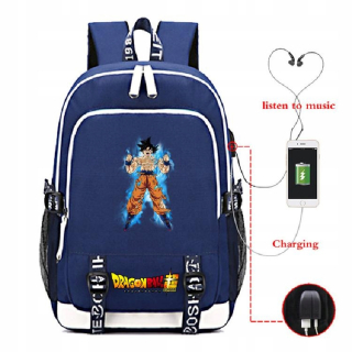 Kawaii batoh set syn Guku USB Torbs Student SZ