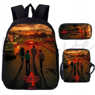 SADA BATOHU Školský batoh Stranger Things Mocch
