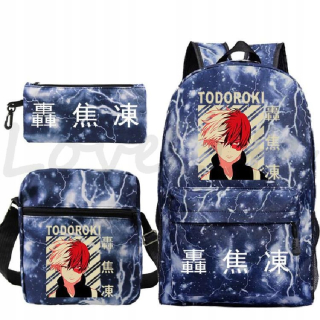 Batoh Set Side Students Note Hero Academia Anime