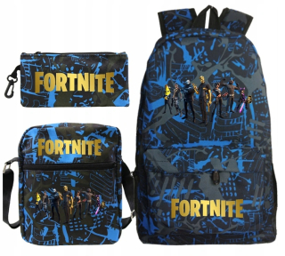SET BACKPACK TAŠKA PUZDRO 3V1 FORTNITE MIDAS