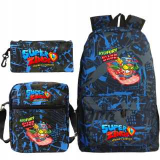 Batoh set ceruzky puzdro Super Zings Kid Fury