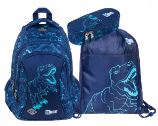 Tirex School Backpack set Majewski Dinosaur 1-3