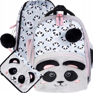 Bambino School Set Premium Panda 3in1 Cencil Case