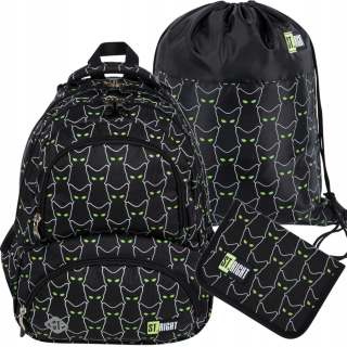 Škola Set BP7 St. Haright Reflex Cats 3in1