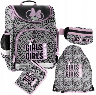Škola sada paso Sack Mouse Minnie Girls 4in1
