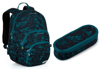 Topgal School Set, Skye 22035 Batoh + puzdro na ceruzku