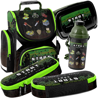Škola set 4in1 pixele minecraft paso