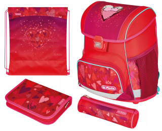 Školská sada School Bag Herlitz Heart Set