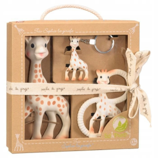Žirafy sophie teether keytek triplet vulli