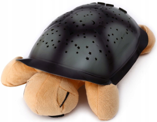Projektor Night Lamp Turtle zobrazuje hviezdy