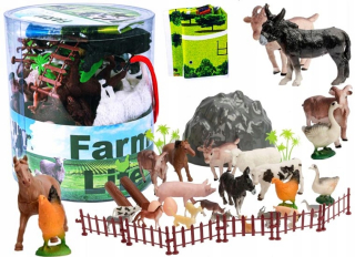Domáce zvieratá v trubici veľká súprava 1003432 Farm