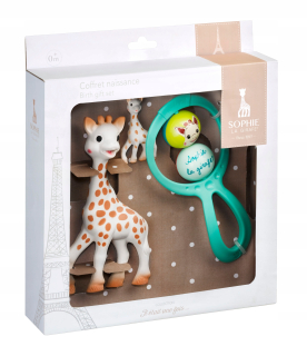 Giraffe Sophie set s račňou a kľúčovým krúžkom