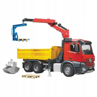 Detský autožeriav - nakladač MB Arocs Brude