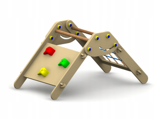 Drevená Montessori hračka - ALFA 2 - DIY