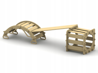 Drevená hračka Montessori - 3 -Diy Set